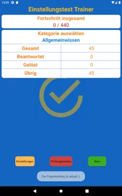 Einstellungstest Trainer android App screenshot 6